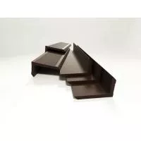 Уголок 70*35*3000 для террасной доски ДПК Dimdeck, Коричневый