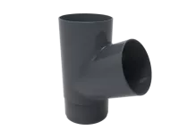 ТН МАКСИ 152/100 мм, тройник водосточной трубы, графитово-серый, шт.