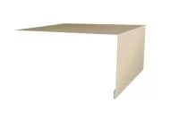 Планка околооконная простая 200х75 0,45 PE с пленкой RAL 1015 светлая слоновая кость