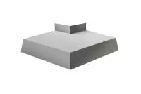 Угол отлива внешний 50 0,45 PE с пленкой RAL 7005 мышино-серый