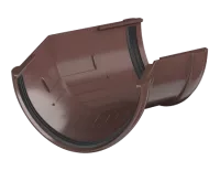 ТН ПВХ 125/82 мм, угол желоба 135°, коричневый, шт.