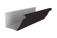 Желоб прямоугольный Vortex Lite Matt 130 мм 3м RAL 9005 черный