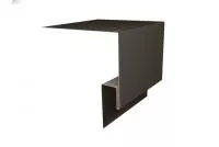 Планка околооконная сложная (Блок-хаус, Экобрус) Grand Line 250х75х25 0,5 Quarzit lite с пленкой RR 32 темно-коричневый