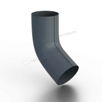 Колено трубы D100 Foramina Freeze (FRZ_D-01-Grey\Grey-0.6)