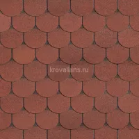 Гибкая черепица Шинглас (Shinglas) Классик Танго (Кленовый/Красный) /1 кв.м/