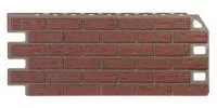 фасадная панель «FineBer», кирпич красный