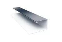 Планка П-образная БХ new 0,45 PE с пленкой RAL 7024 мокрый асфальт