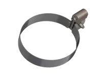 ТН ОПТИМА 120/80 мм, хомут трубы металлический 140 мм, серый, шт.