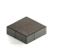 Тротуарная плитка Steingot Практик 60 из серого цемента с частичным прокрасом квадрат темно-серая 200х200х60 мм