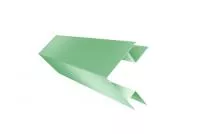 Угол внешний сложный 75х75 0,45 PE с пленкой RAL 6019 бело-зеленый
