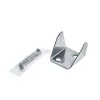 Фиксатор промежуточного профиля CM Railing D = 37 х 37 мм угол=45 град, с саморезами