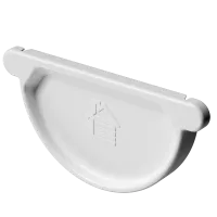 Заглушка желоба STAL PREMIUM, пломбир