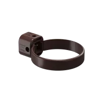 Хомут универсальный для водосточной трубы LUX, шоколад