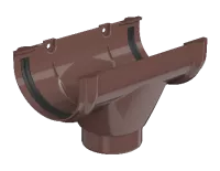 ТН ОПТИМА 120/80 мм, воронка желоба, коричневый, шт.