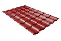 Металлочерепица кредо 0,5 Rooftop Matte RAL 3011 коричнево-красный