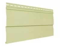 сайдинг виниловый под брус «Текос», светло-желтый