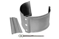 Кронштейн трубы на кирпич Optima 90мм Zn