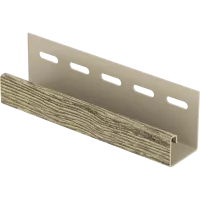 НАТУРАЛЬНЫЙ ОРЕХ J-профиль к сайдингу колл. ХОКЛА ЩЕПАS-Lock (3,05 м) 20шт/уп