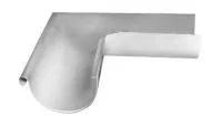 Угол желоба внешний, 90 гр. 125 RAL 9003