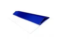 Планка стартово-финишная (Блок-хаус, Экобрус) Grand Line 0,45 PE с пленкой RAL 5002 ультрамариново-синий