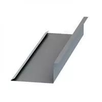 Планка примыкания нижняя (250*122), NormanMP 0.5мм RAL 7004 2м