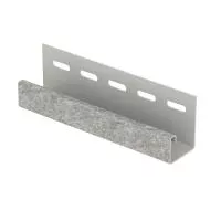 СВЕТЛО-СЕРЫЙ J-профиль к сайдингу колл. СТОУН-ХАУС серия СЛАНЕЦ (3,05 м) 20шт/уп