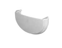 ТН ОПТИМА 120/80 мм, заглушка желоба, белый, шт.