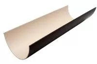 Желоб 3 м водостока FineBer ПВХ Коричневый