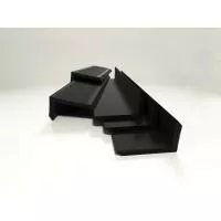 Уголок 70*35*4000 (брашированный матовый) для террасной доски ДПК Dimdeck, Венге