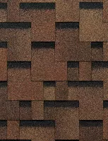 Гибкая черепица EURASIA, ЛАБИРИНТ, Светло-коричневый