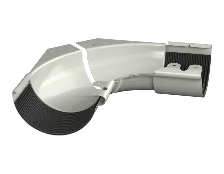 ТН МВС 125/90 мм внутренний угол желоба регулируемый 100 -165°, коричневый