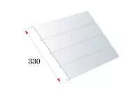 Доборная доска «Альта-Профиль», белая