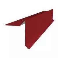 Планка торцевая ТехноНиколь ПЭ (RAL 3005 Красный) /2м/