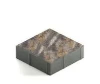 Тротуарная плитка Steingot Color Mix Stein Bronze №15 квадрат 200х200х60 мм