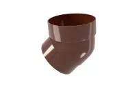 Колено трубы 45 град. ПВХ Grand Line шоколадное (RAL 8017)