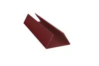 Планка стыковочная составная нижняя 0,5 Velur RAL 3009 оксидно-красный
