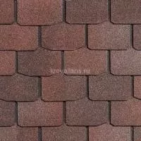 Гибкая черепица Шинглас (Shinglas) Модерн (Красный мрамор) /1 кв.м/