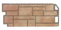 фасадная панель «FineBer», камень терракотовый