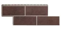 Фасадная панель «Альта-Профиль», неаполитанский камень коричневый