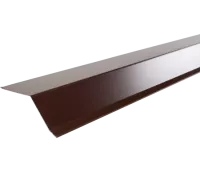Планка карнизная ТехноНиколь Пластизол (RAL 8014 Коричневый) /2м/