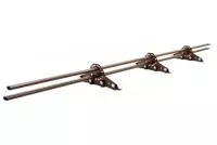 Снегозадержатель для фальцевой кровли Grand Line RAL 8017 3м