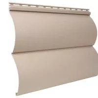 сайдинг виниловый двухпереломный «Blockhouse», персиковый