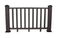 Ограждение из ДПК POLIVAN 3D 125х960х1575 мм (Темно-коричневый)