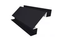 Угол внутренний сложный 75мм 0,45 PE с пленкой RAL 7024 мокрый асфальт