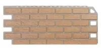 фасадная панель «FineBer», кирпич бежевый