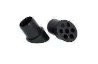 Крепление угловое из пластика для алюминиевой балясины POLIVAN 3D 20х31 мм