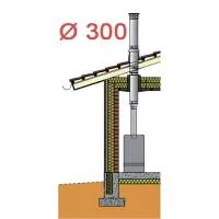 НАСАДНОЙ ВАРИАНТ, СЕРЫЙ, Н=10 м, ?300 мм