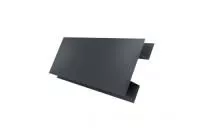 Планка H-образная Экобрус 0,5 PurLite Matt RAL 7024 мокрый асфальт