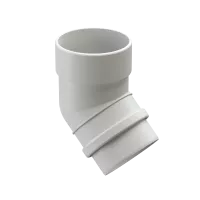 Колено 45˚  LUX, пломбир