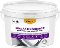 Краска  ВД-АК для внутренних и наружных работ “моющаяся” супер белая ARTEL FS-13 45кг